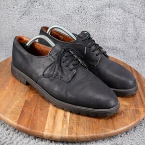 VTG Bass Hugh Lace up Shoes Suede Black Men's Size 10 M
